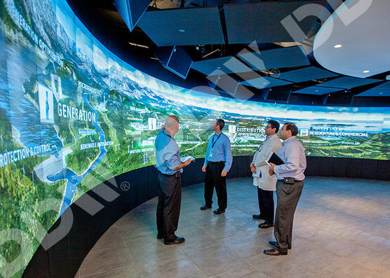 導かれたバックライトによって曲げられるビデオ スクリーン500のNitは防眩LGの薄い斜面のモニター浮上します