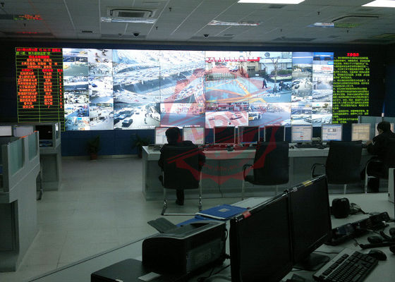 2X3管制室のビデオ壁55" 3.5mmサムスンはHDMI VGA 1080P 700のNitを表示します