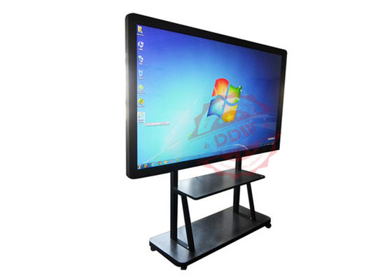 10の点に埋め込まれて壁の耐震性キオスクの表示を広告する相互デジタル表記のトーテムに触れて下さい