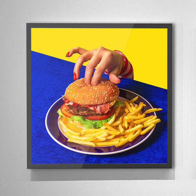 22インチのの高さの定義スーパーマーケットのための正方形スクリーンLcdデジタルの表記の広告のモニター