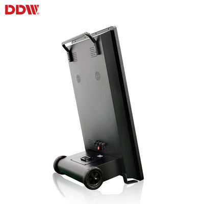 外部用電容性タッチLCD 輪付きポータブルディスプレイ 広告用デジタルサイネージ バッテリー付き