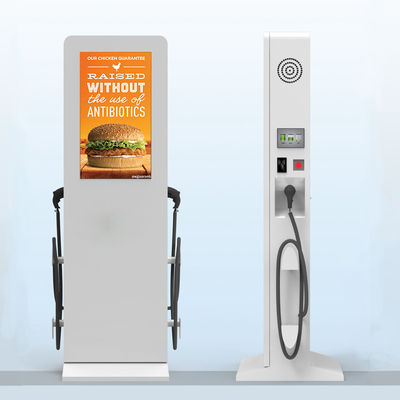 55インチの灰色の広告のデジタル表記車の充電ステーションDDW-AD5501S 1920x1080 2500nitsは反霧を防水します