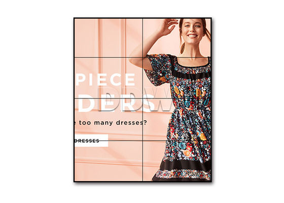 細い斜面のモニターLGのビデオ壁46inchの導かれたバックライトを当てられた1.7mmのウォール・ディスプレイのコマーシャル