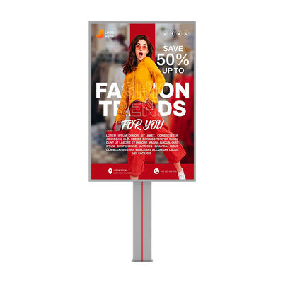 容易な設置 防水 IP65 p6 8000nits スチール 4G システム HDMl との屋外広告 LED 広告板