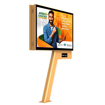 高級デザイン 8000nits p6 フロント IP65 スチール LED 画面 防水 広告板 屋外広告