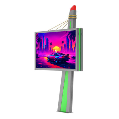 容易なインストール P6 鋼 8000nits 防水ディスプレイ 屋外広告 LED広告ボード