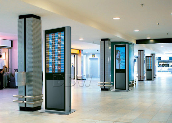 1つの55インチ1920x1080のすべては味方されたlcdスクリーンのタッチ画面のキオスクのPCのモニター高い定義1024x768 DDW-AD5501Sを倍増します