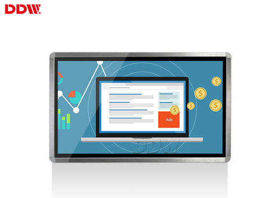 透明なLCD表示32"ネットワークのWifi黒い3g/4gモジュールによじ登るデジタル表記の外貝