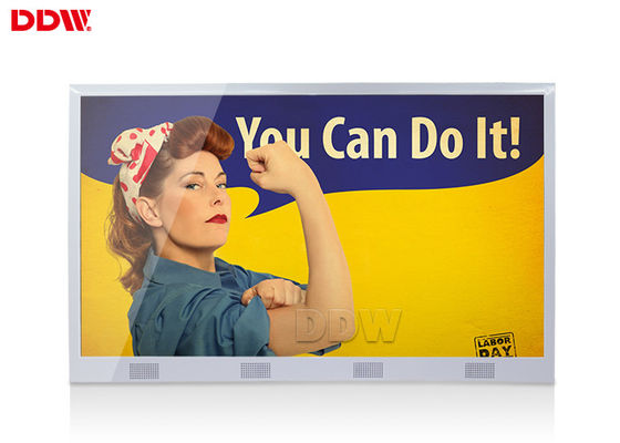 屋内Lcdの壁に取り付けられた広告の表示55インチのHightの決断Wifi MP4