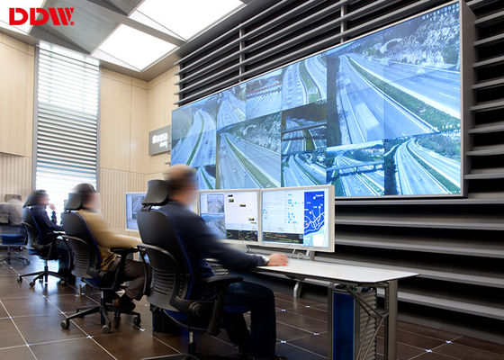 防眩管制室はサムスン3x4の小売りの中心のためのビデオ壁16M色を表示します