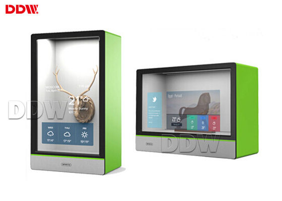 DDW-ADTS8601小売店のための透明なLCDの表示のデジタル表記1500cd/m2の明るさ