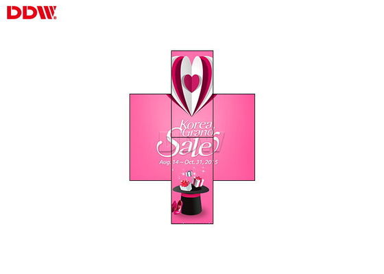 3.5mmの斜面55" 1080P 500 Nit不規則なLcdのビデオ壁