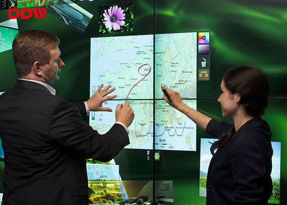 開いた源3x2のビデオ壁5.3mmのスプライス スクリーン機能薄い斜面TVの表示