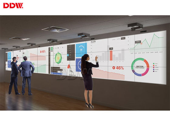 適用範囲が広いタッチ画面のウォール・ディスプレイ、LCDのビデオ3.5 Mmの斜面をウォール・ディスプレイ
