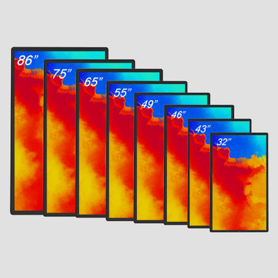 IP66は3500 Nit 3840X2160 Lcdの表記スクリーンを防水する