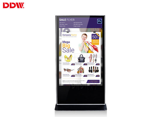 84 Lcdの広告プレーヤー、DDW-AD8401Sを広告する床の立場のデジタル表記の表示画面を立てるインチ4Kの床