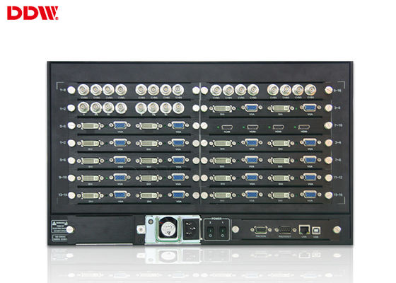 カスタマイズされたAPPのリモート・コントロール ビデオ壁プロセッサ4x4 144の最大出力数DDW-VPH0506