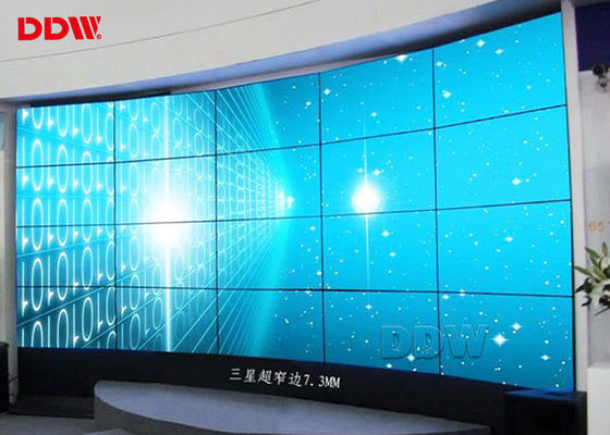 DDW-LW490DUN-THC1 49インチはビデオ壁3.5mmの極度の狭い斜面500nitsの高い明るさを曲げました