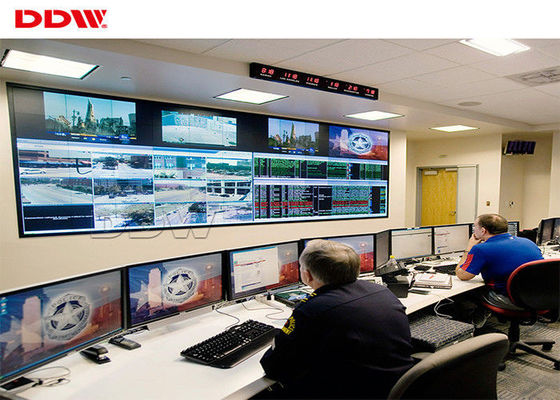 アーチ状LG 47のビデオ壁はvideowall 1.7mmの狭い斜面のモニター230Wのパワー消費量DDW-LW550HN16を曲げました