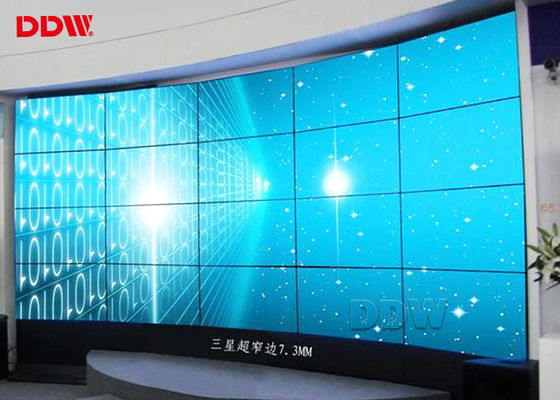 55 Frameless LCD表示HDMI VGA DVIはサムスンのパネルを持つ700匹のNitに信号を送る
